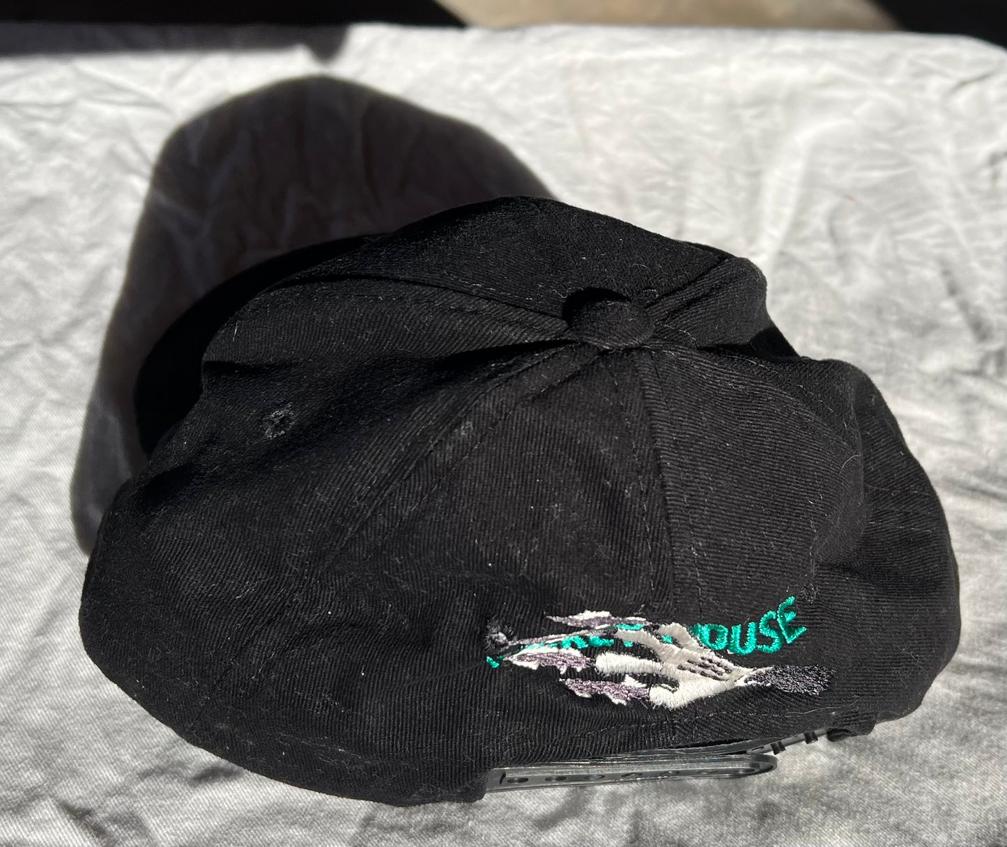 1990s Disney Store Branded Mickey Mouse RUNAWAY BRAIN (Movie) Baseball Cap Hat Snapback Mens Size Cotton