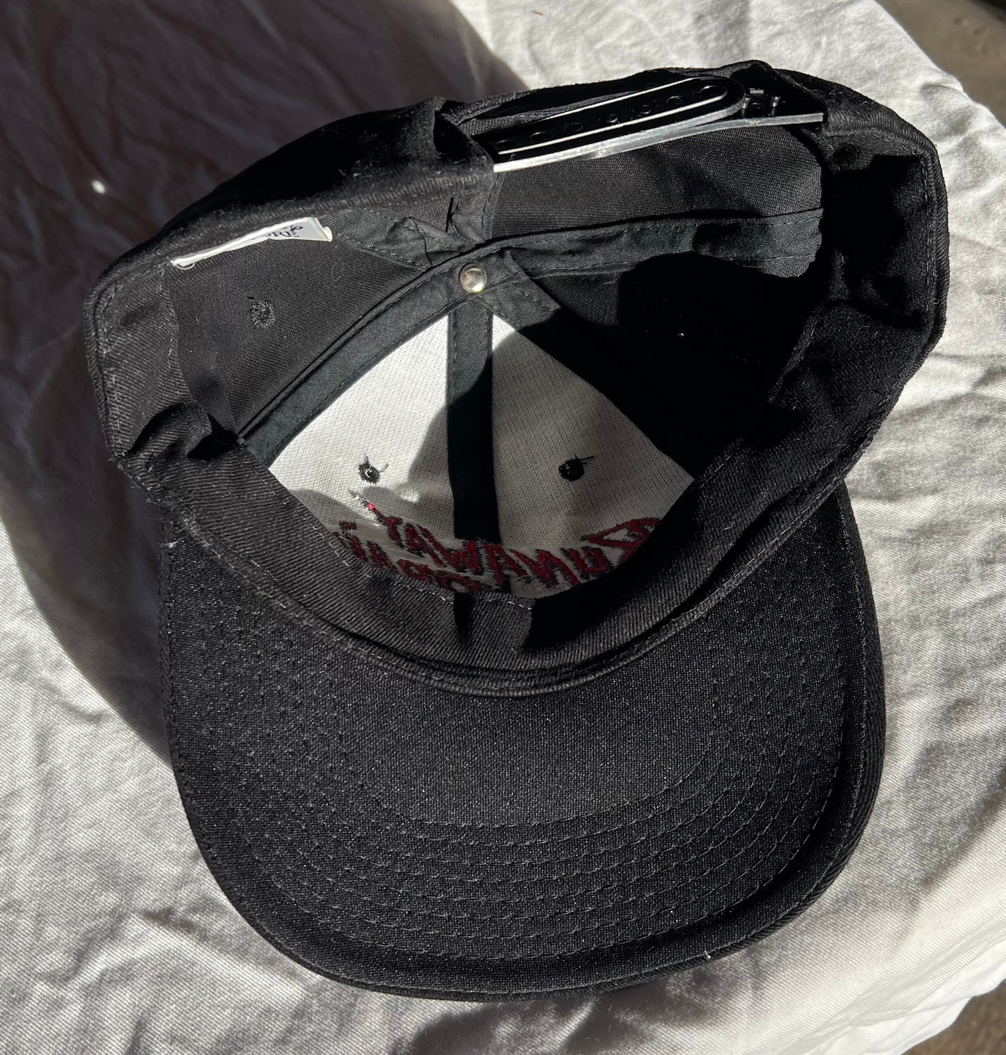 1990s Disney Store Branded Mickey Mouse RUNAWAY BRAIN (Movie) Baseball Cap Hat Snapback Mens Size Cotton